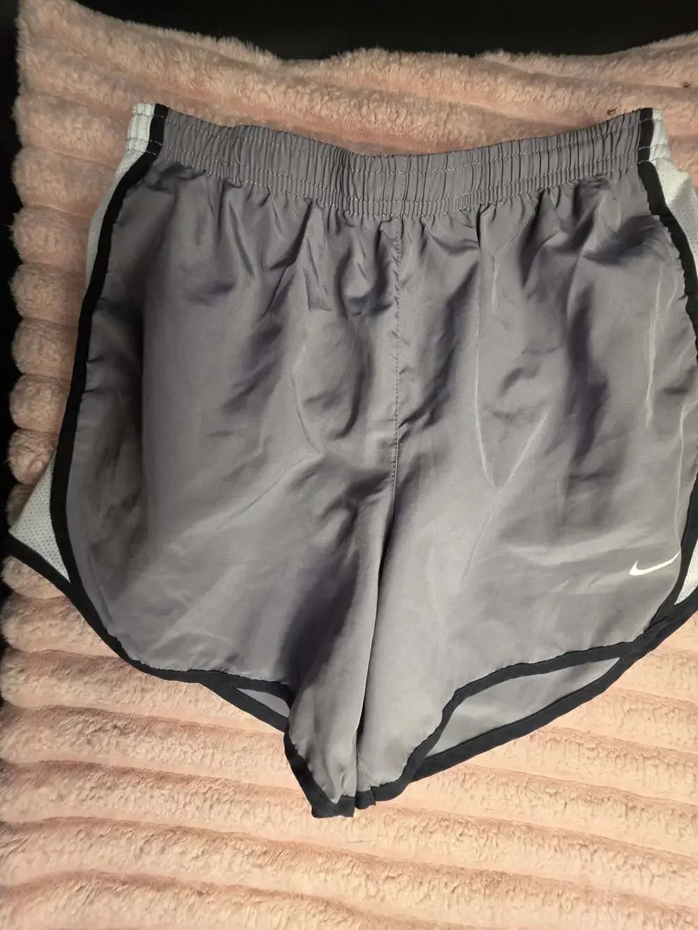 Nike Dri-FIT Tempo Running Shorts Grey/Black Size XL